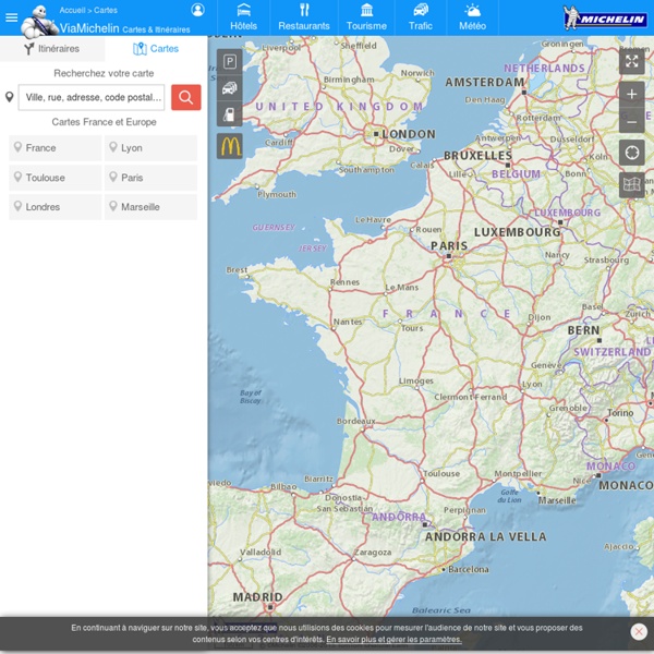 Carte France - cartes, plans interactifs