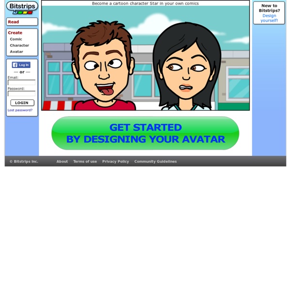Make your own comic strips and cartoon characters