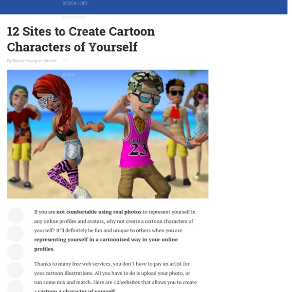 Sites to Create Cartoon Characters of Yourself