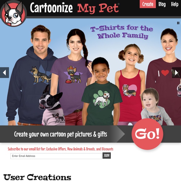 Cartoonize My Pet - Cartoon customizable gifts for pet lovers