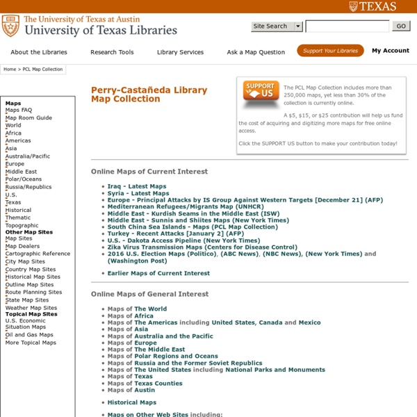 Perry-Castañeda Library Map Collection - UT Library Online