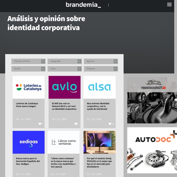 El portal en castellano sobre branding, marcas, identidad corporativa, logotipos…
