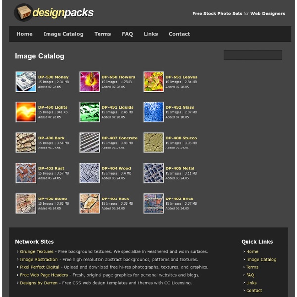 DesignPacks.com - Free Stock Photo Sets for Web Designers