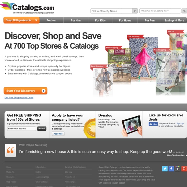 Catalogs.com - Order Catalogs from around the world for Free!