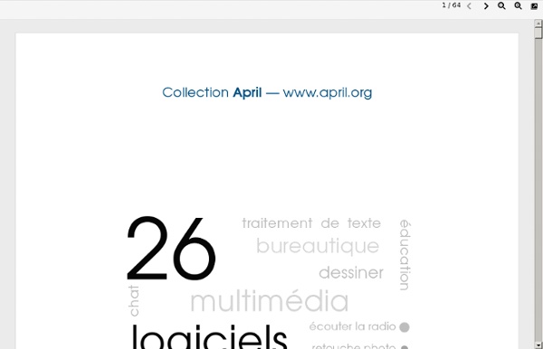 Catalogue de 26 logiciels libres