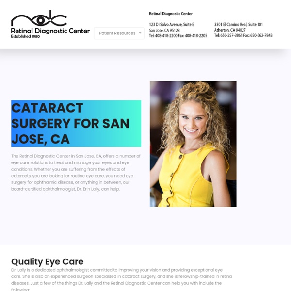Cataract Surgery in San Jose, CA