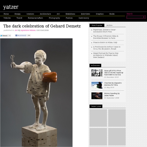 The dark celebration of Gehard Demetz