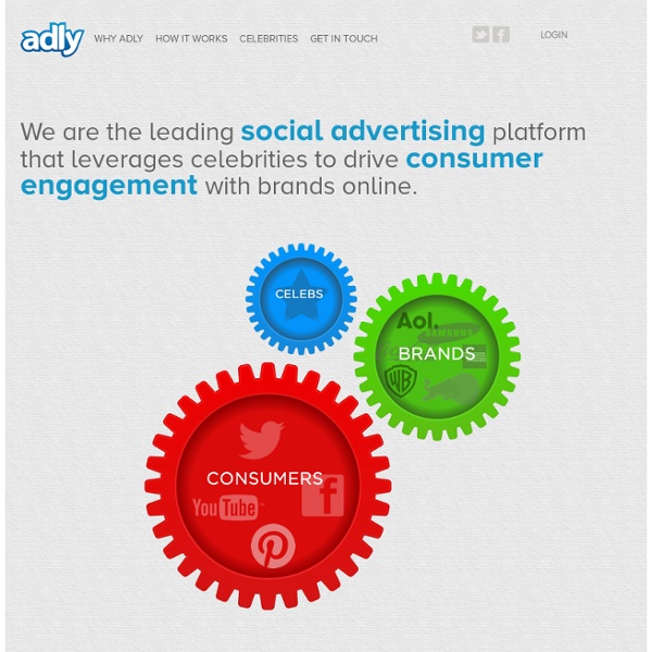 Ad.ly - Celebrity Endorsements in Social Media