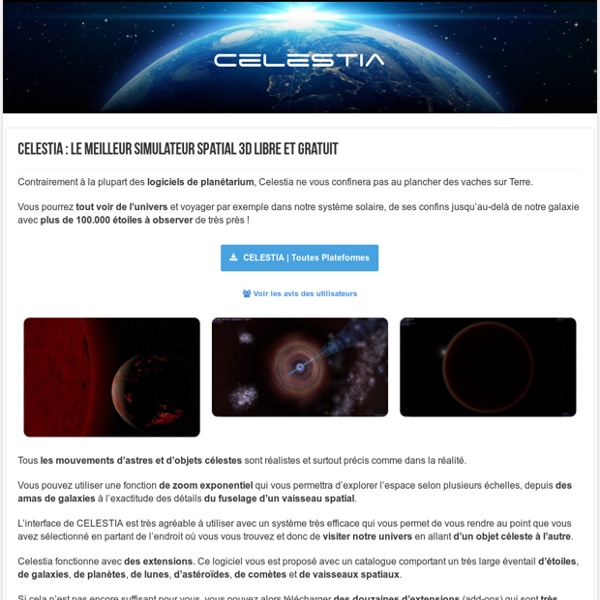 Celestia.fr - Télécharger Celestia pour PC et Mac