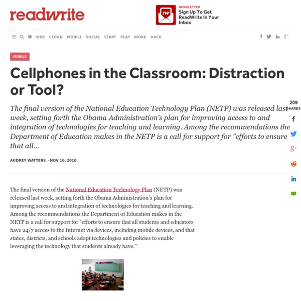 Cellphones in the Classroom: Distraction or Tool?