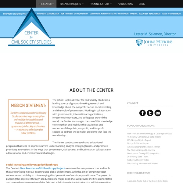 The Center for Civil Society Studies