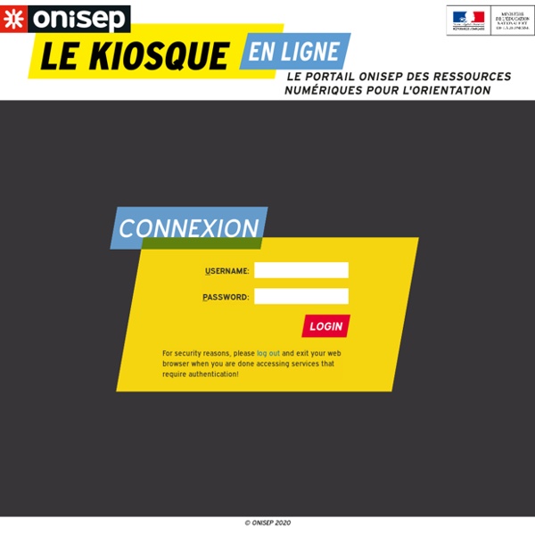 Préparer son orientation : Kiosque ONISEP en ligne