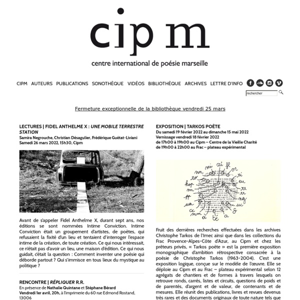CipM - Actualité