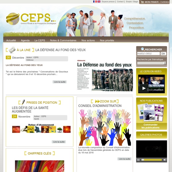 CEPS - Centre d'Etude et de Prospective Stratégique