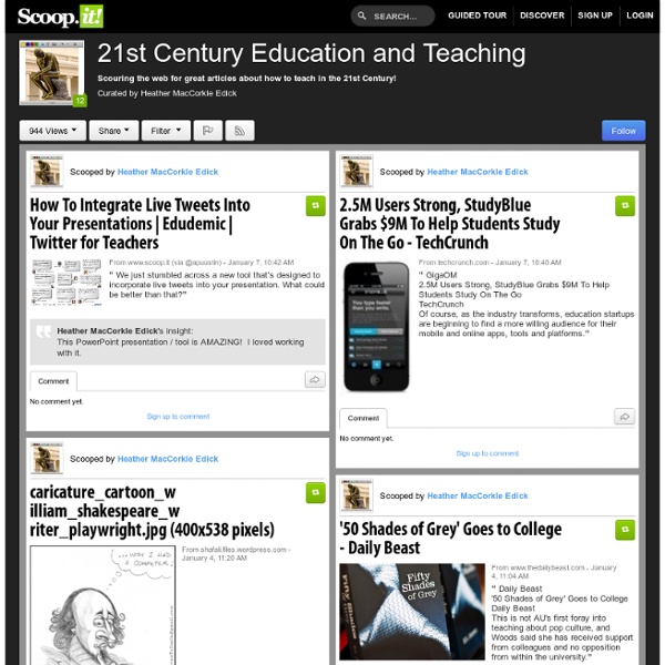 21st Century Education and Teaching