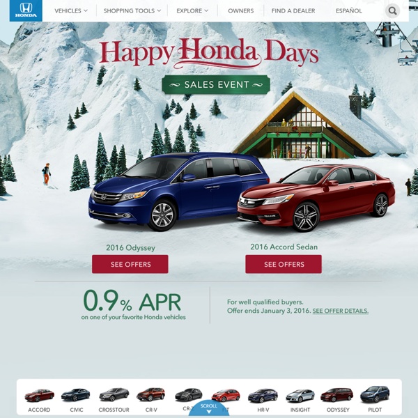 Honda Cars - New and Certified Used Cars from American Honda