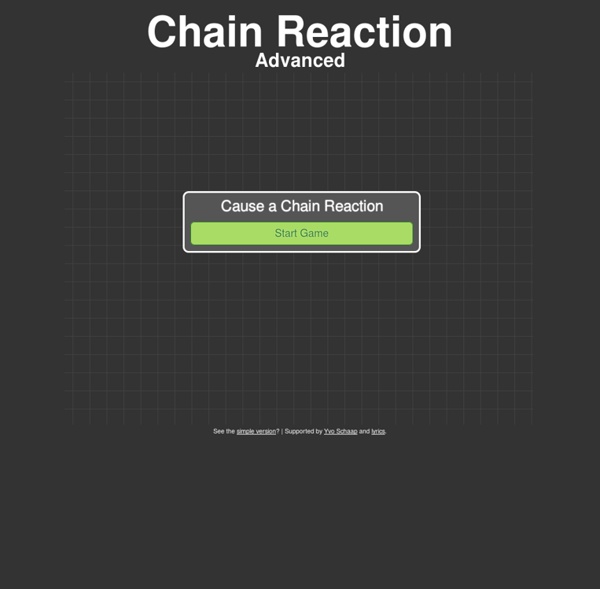 Chain Reaction - Advanced - The Game