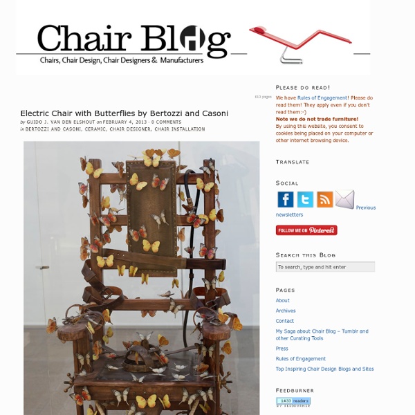Chair Blog — Chairs, Chair Designers and Chair Manufacturers