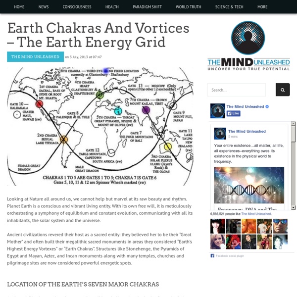 TMU: Earth Chakras And Vortices - The Earth Energy Grid