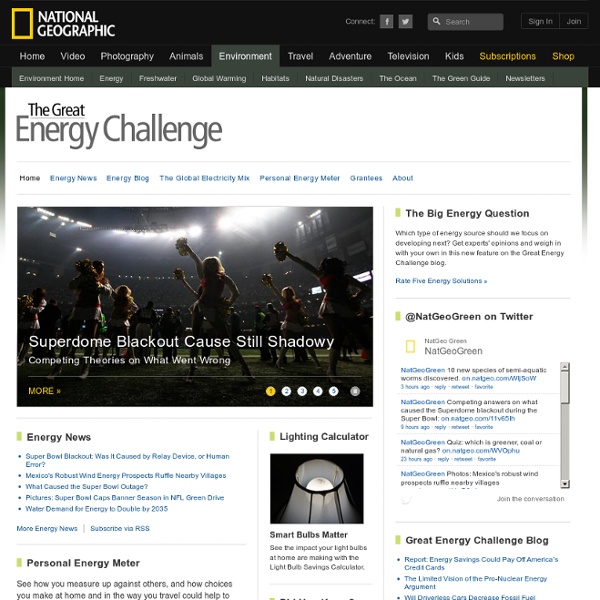 The Great Energy Challenge