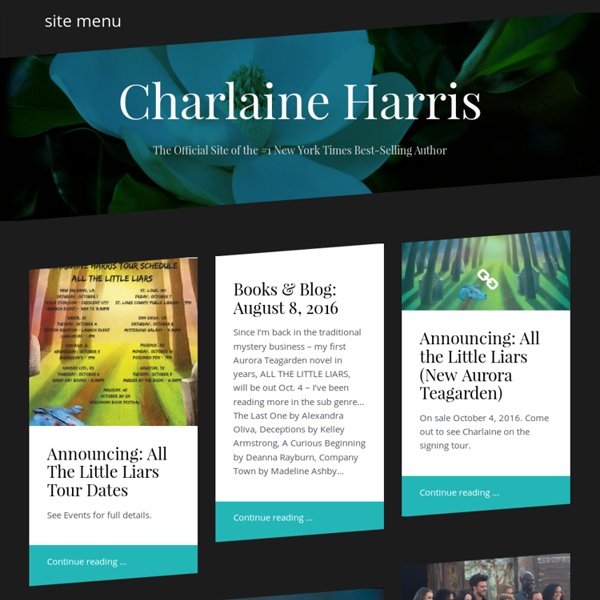 Charlaine Harris Official Website