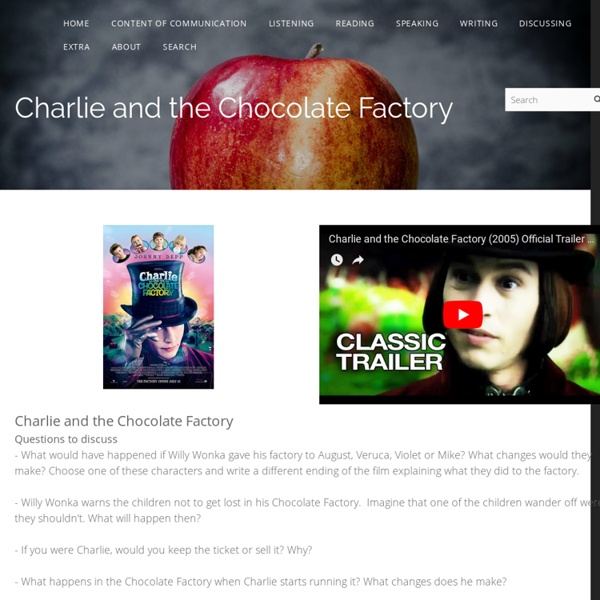 Charlie and the chocolate factory - Kimstudies