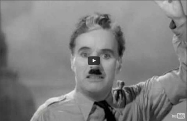 Charlie Chaplin final speech in The Great Dictator
