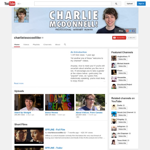 Charlieissocoollike's Channel‬‏