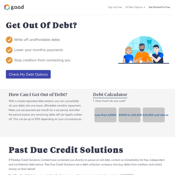 Are you being chased by Past Due Credit Solutions for debts? Get free help today and stop debt collectors in their tracks