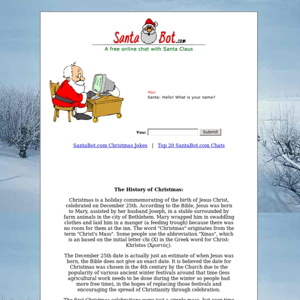 Chat with Santa Claus Online