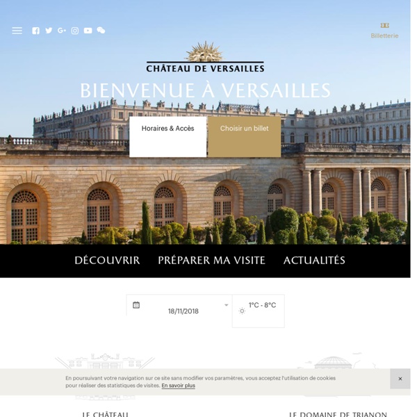 Site officiel du château de Versailles  Pearltrees