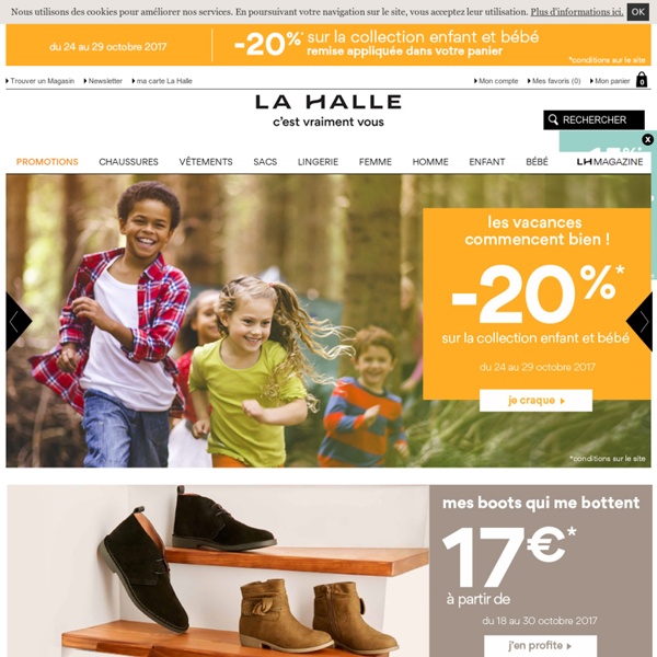 La Halle : vêtements chaussures sacs et accessoires à prix mini