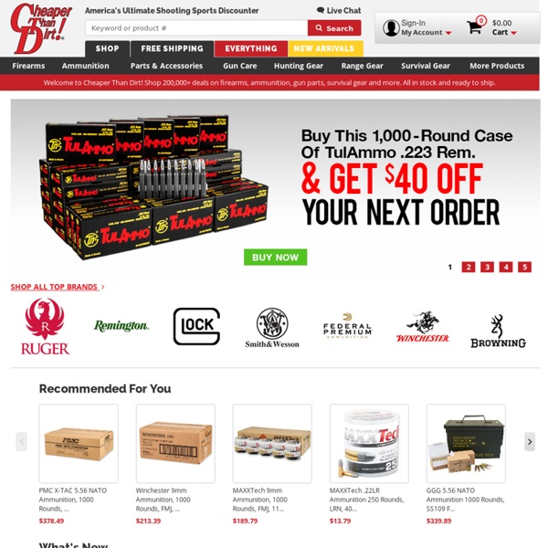 Cheaper Than Dirt - America's Ultimate Shooting Sports Discounter