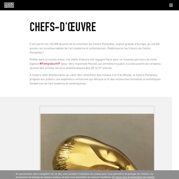 Chefs-d'œuvre – Centre Pompidou