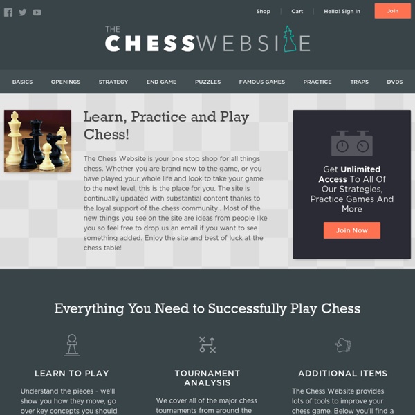 Learn, Practice, Play Chess for Free