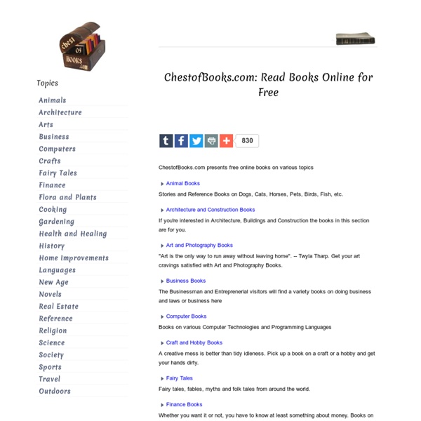 ChestofBooks.com: Read Books Online for Free