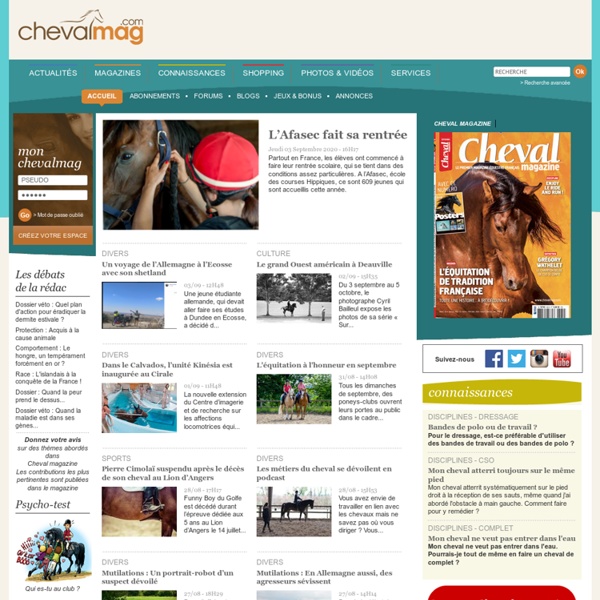 Chevalmag - Cheval magazine