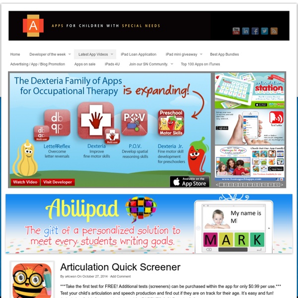Special Education Apps