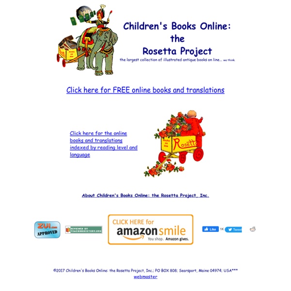 Children's Books Online: the Rosetta Project, Inc.