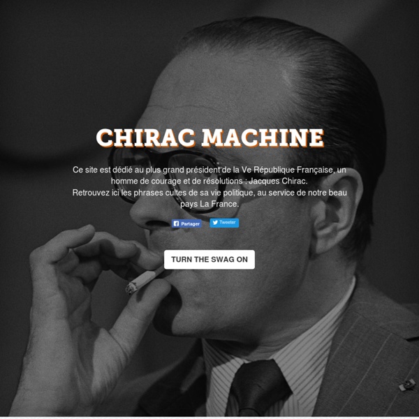 THE CHIRAC MACHINE - The Chirac Generator