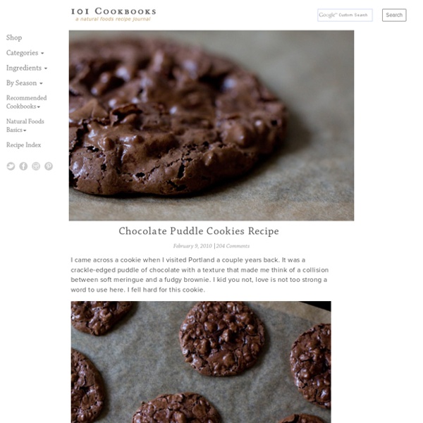 Chocolate Puddle Cookies Recipe