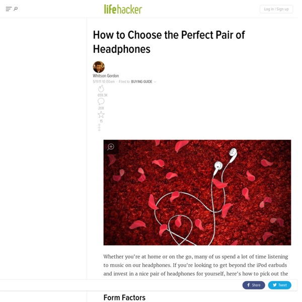 How to Choose the Perfect Pair of Headphones - Lifehacker