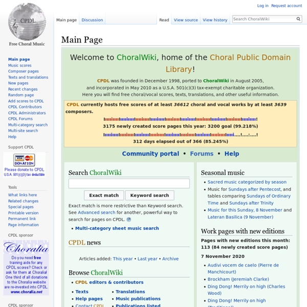 main-page-es-choralwiki-pearltrees