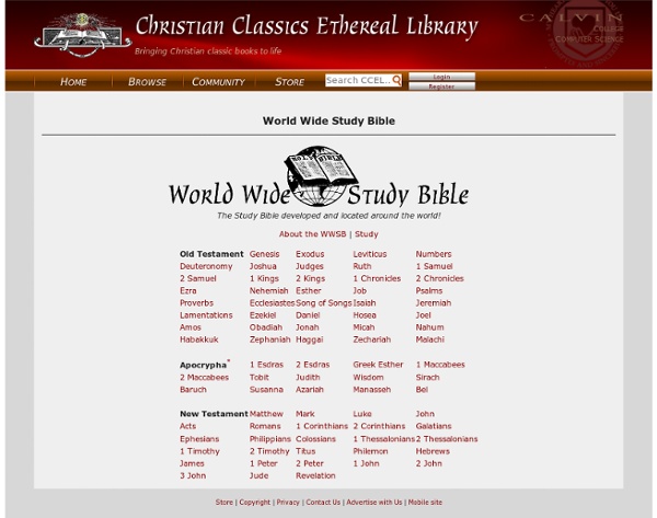 World Wide Study Bible