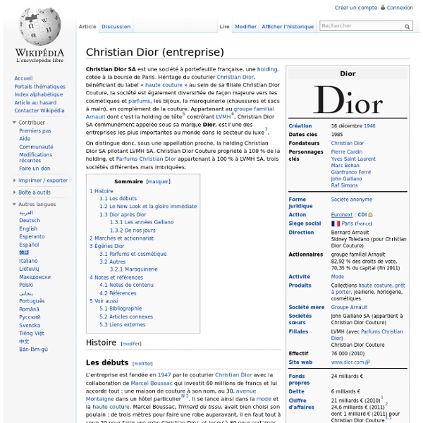 Christian Dior (entreprise)