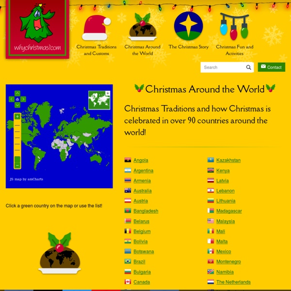 Christmas Around the World, Christmas Traditions and Celebrations in Different Countries and Cultures