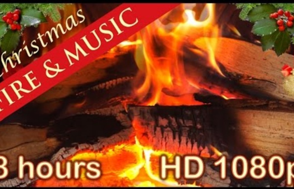 ✰ 8 HOURS ✰ CHRISTMAS MUSIC with FIREPLACE ✰ Christmas Songs Playlist ✰ Xmas Instrumental ✰ HD Video