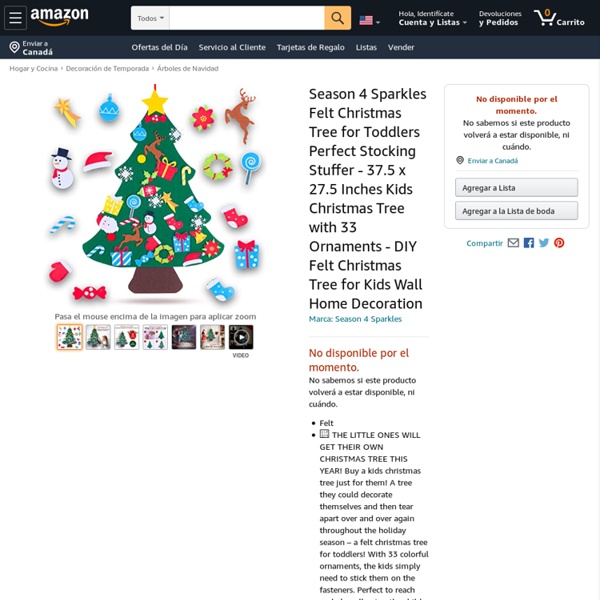 Season 4 Sparkles Felt Christmas Tree for Toddlers Perfect Stocking Stuffer