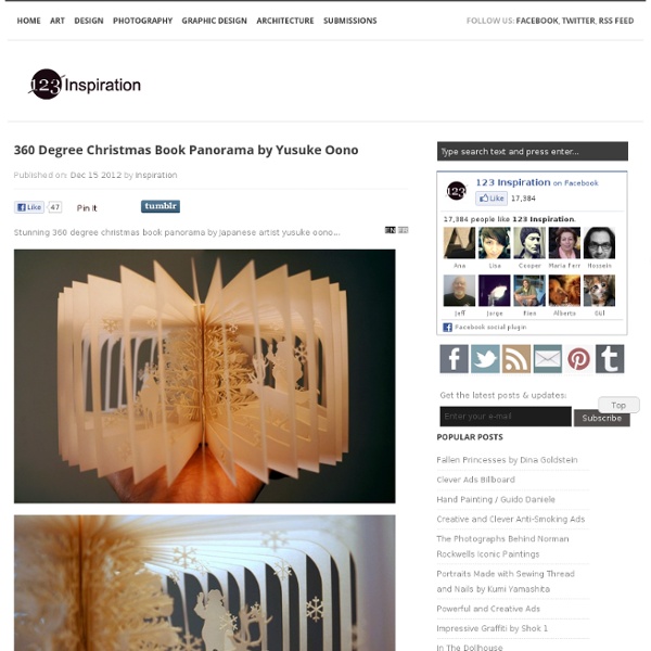 Yusuke Oono: 360 Degree Christmas Book Panorama
