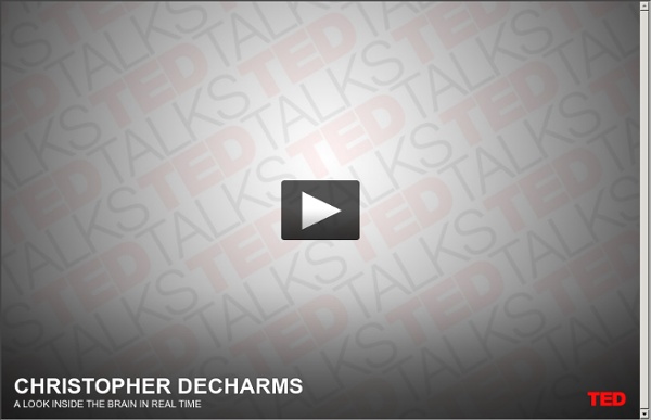 Christopher deCharms looks inside the brain